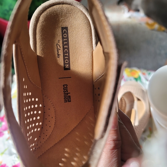 Clarks Collections Reedly Salene wedges Sandals 9 M - Picture 8 of 16